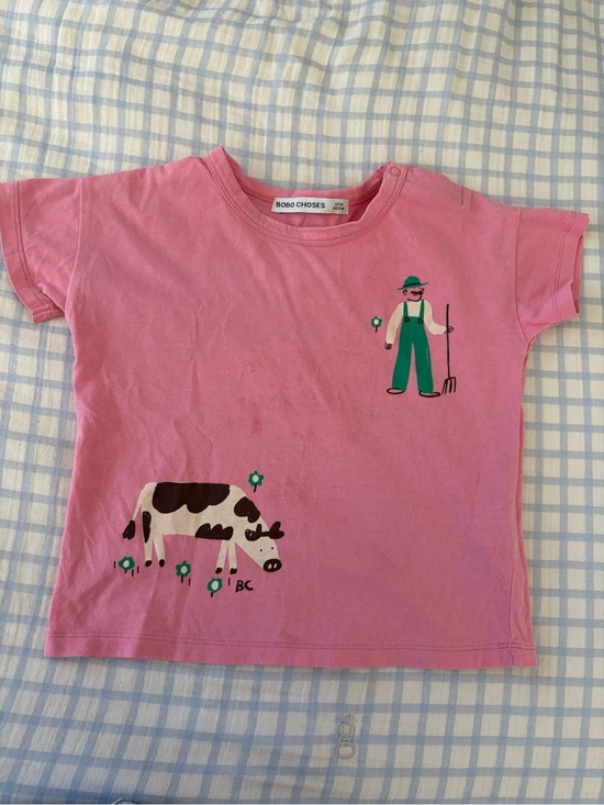 Bobo Choses Other - Bobo Choses Pink Kids' Farm Graphic Tee